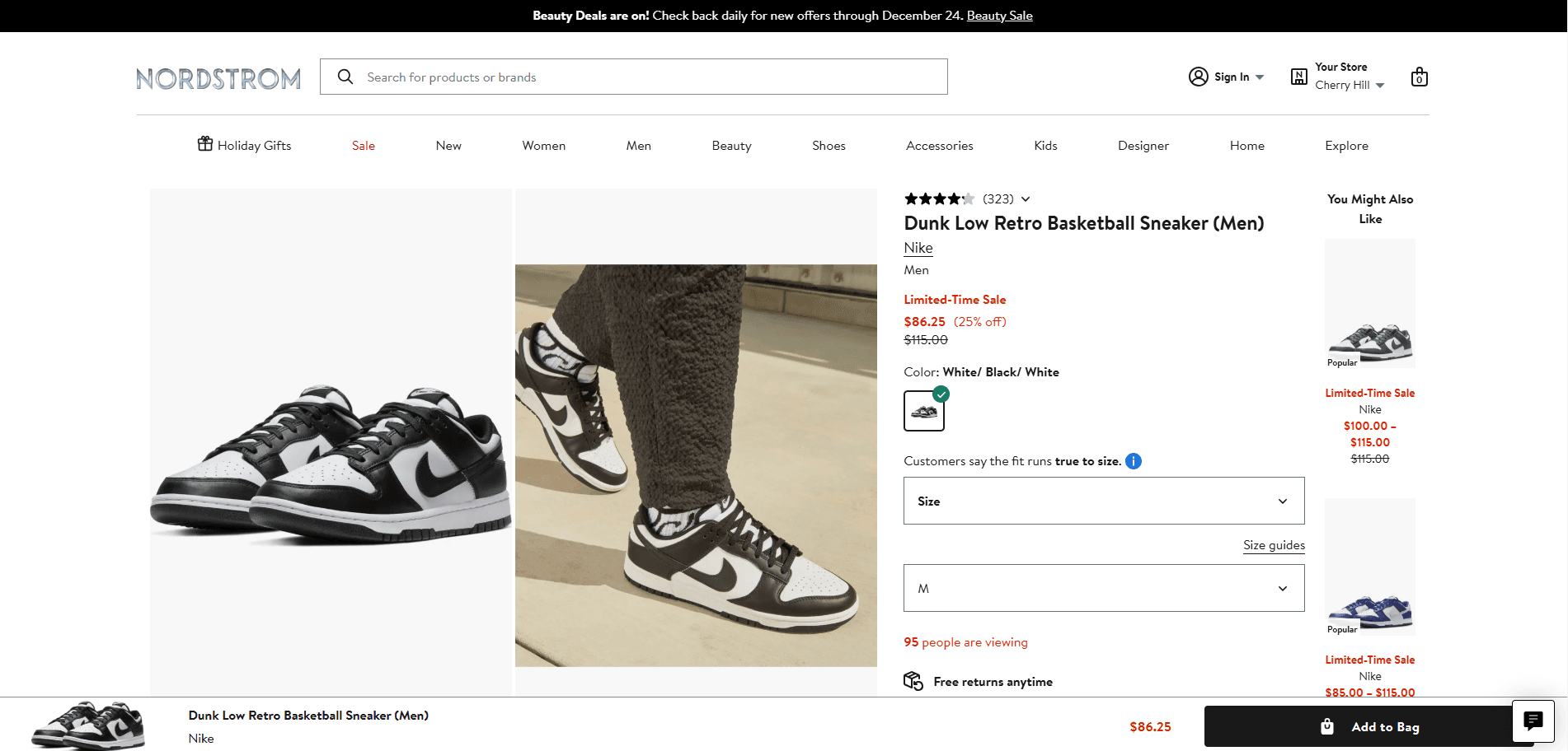 Scrape Nordstrom Products